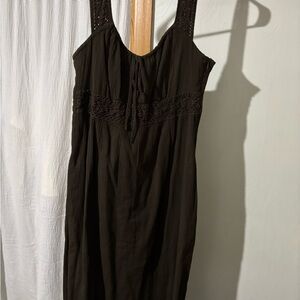 LOFT Charcoal Textured Top